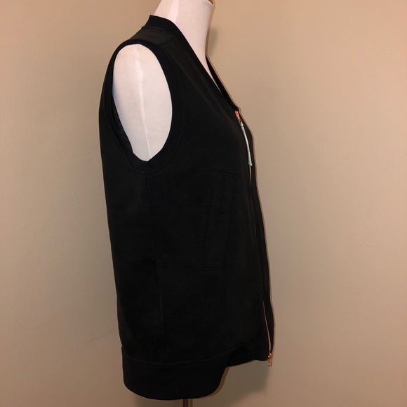 Lululemon Departure Black Vest Jacket w/Rose Gold Zipper - Picture 6 of 16